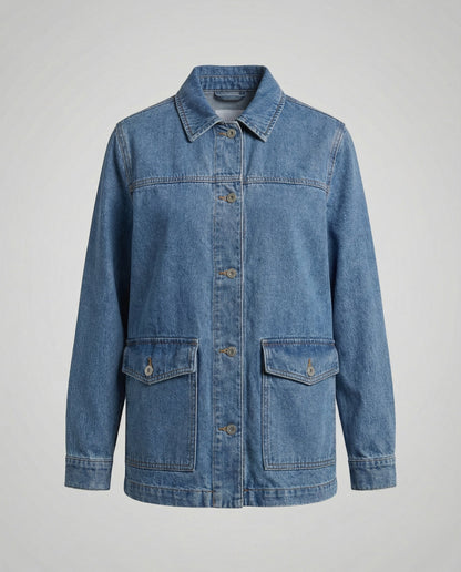 Klassische Jeansjacke Modern Slim Fit Damen