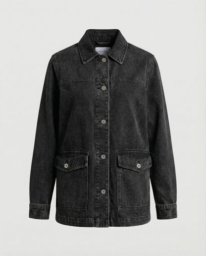 Klassische Jeansjacke Modern Slim Fit Damen