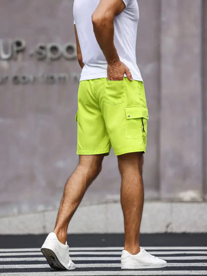 Noam Cargo-Kurzhose | Herren Casual Shorts mit Kordelzug-Chaps Herrenmode