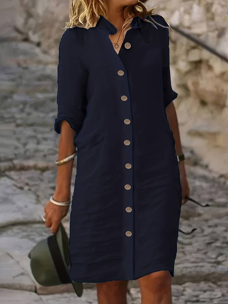 Damen-Midikleid Nora: lässig und schlicht