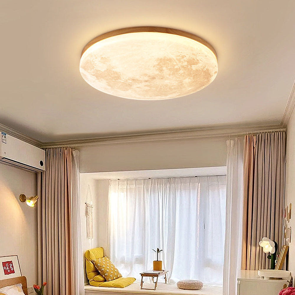 Mondlampe LED Deckenleuchte Weich Dimmbar Modern