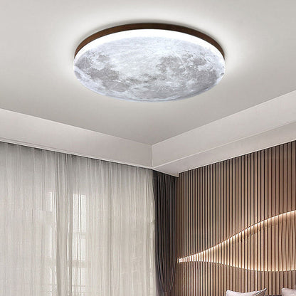 Mondlampe LED Deckenleuchte Weich Dimmbar Modern