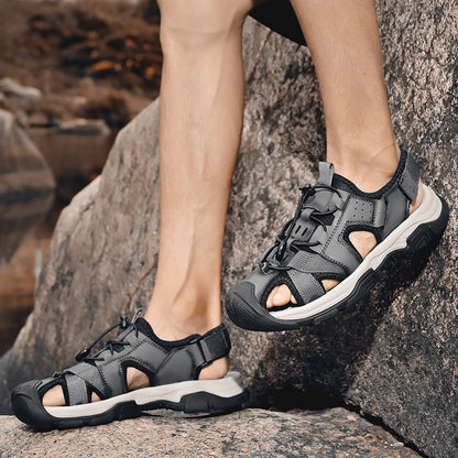 Herren Outdoor-Sandalen Sportlich Atmungsaktiv