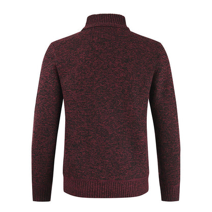 Herren Steppjacke Modisch mit Strickdetails Winter