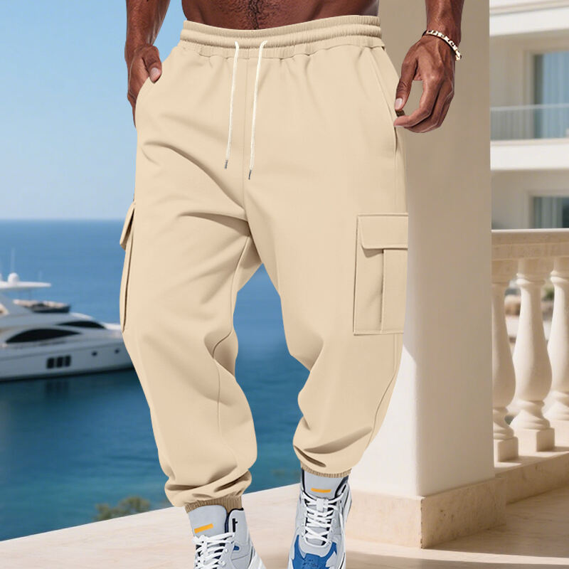 Herren Trainingshose Cargo-Style Stretch-Bund