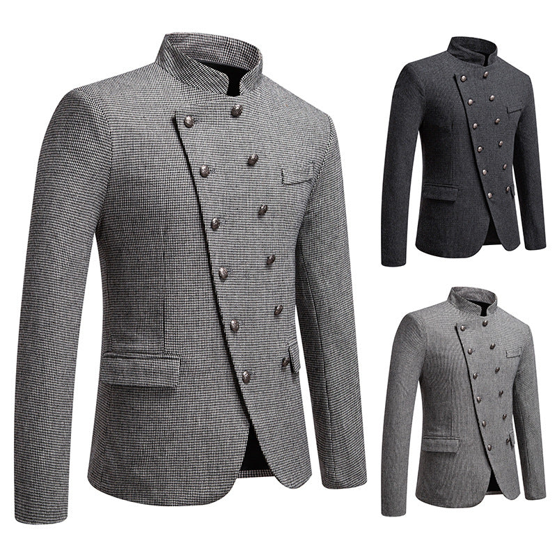 Herren Blazer Karomuster Modern Slim Fit