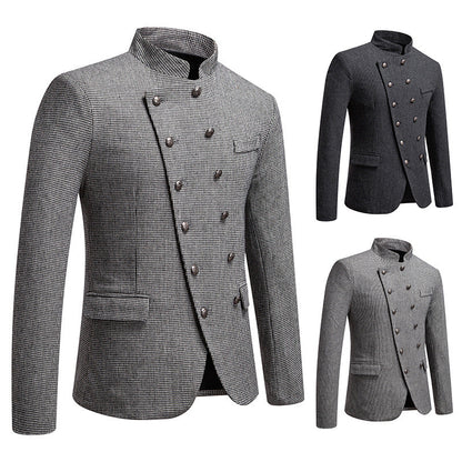 Herren Blazer Karomuster Modern Slim Fit