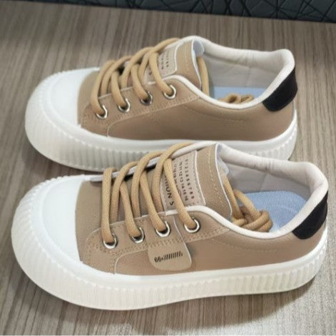 Damen Sneaker Sportlich Modern Gummisohle - BerlinGlamour