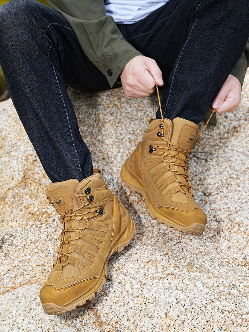 Damen Outdoorschuhe Robust Knöchelschutz Wanderschuhe