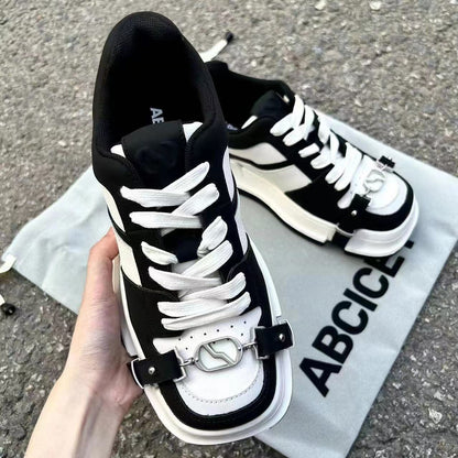 Damen Sneaker Schnallenverschluss Modern Sportlich - BerlinGlamour