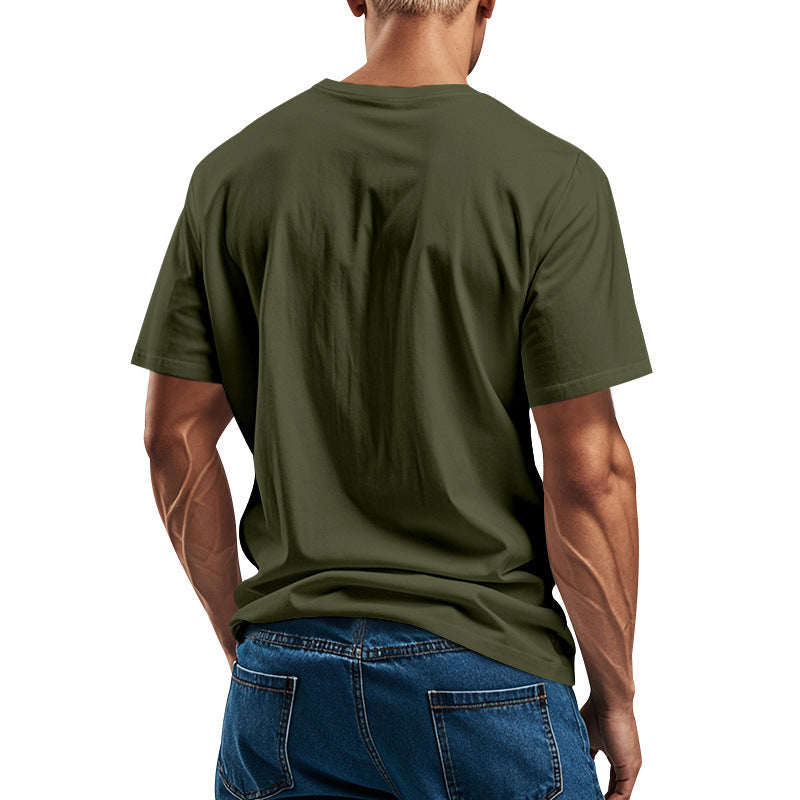 Herren T-Shirt Bio-Baumwolle Moderner Schnitt