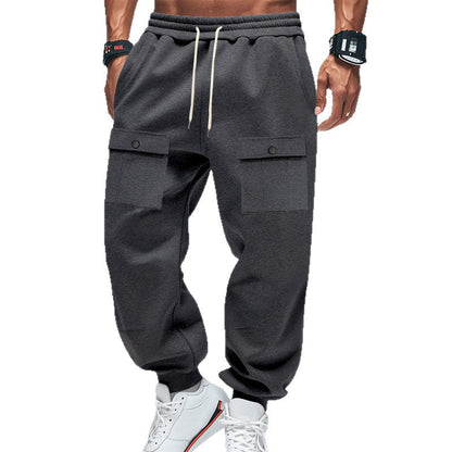 Herren Jogginghose Bequem Cargo-Style Mit Seitentaschen