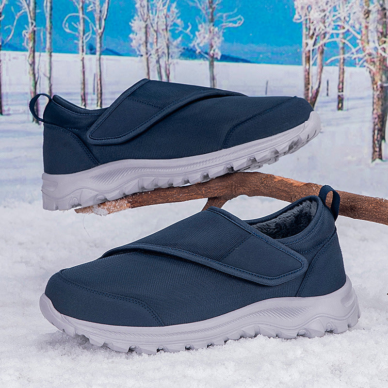 Damen Sneaker Warmfutter Schuhe Klettverschluss Winter - BerlinGlamour
