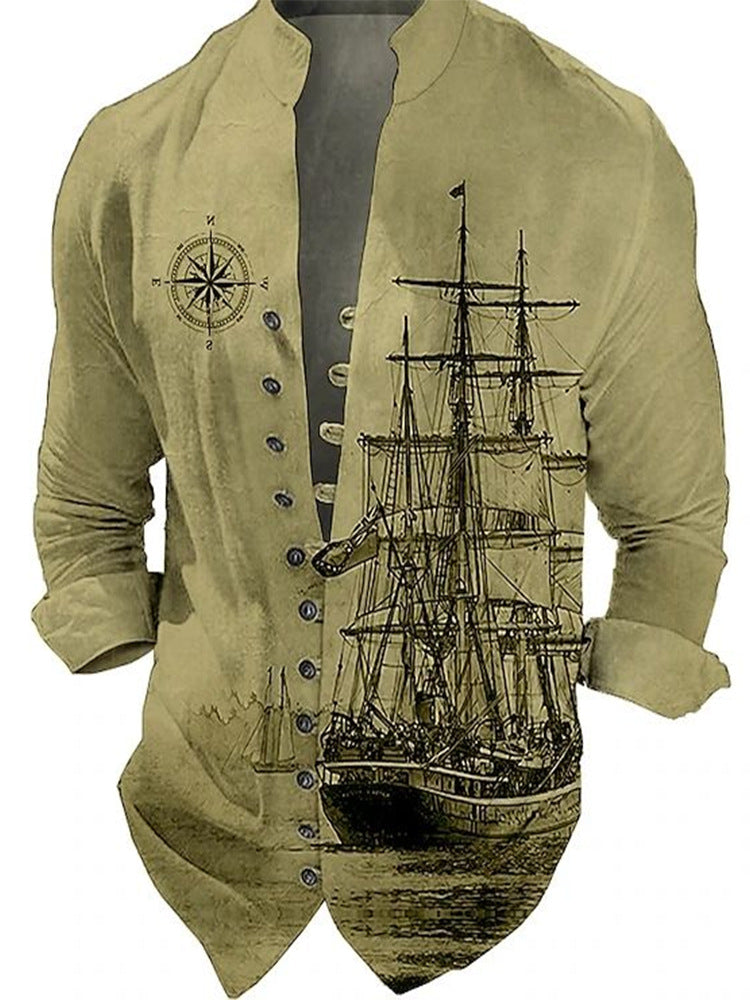 Herren Weste Maritim Schiff Design Klassisch Modern
