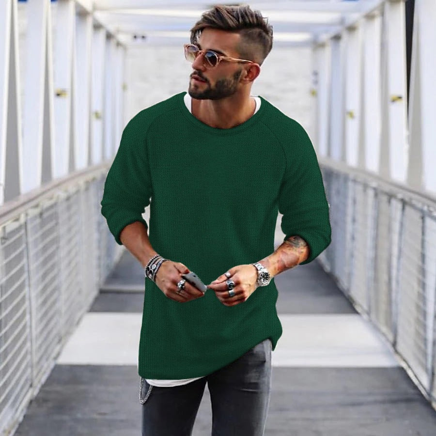 Herren Pullover Lässig Strickmuster Modern Berlin