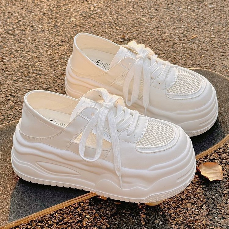 Damen Sneaker Chunky atmungsaktiv Mesh Sohle Weich