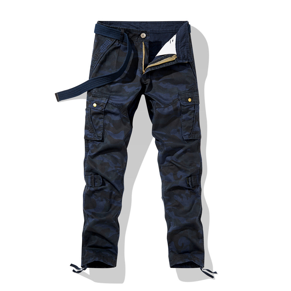 Herren Cargohose Camouflage Modern Verstellbar