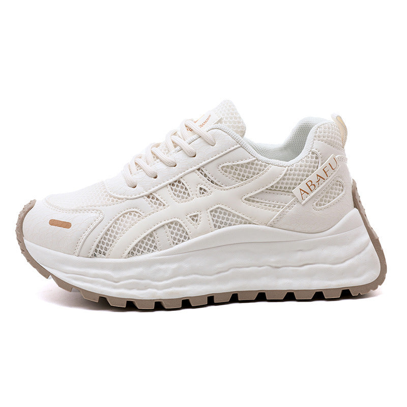 Damen Sneaker atmungsaktiv Mesh Weich Laufsohle