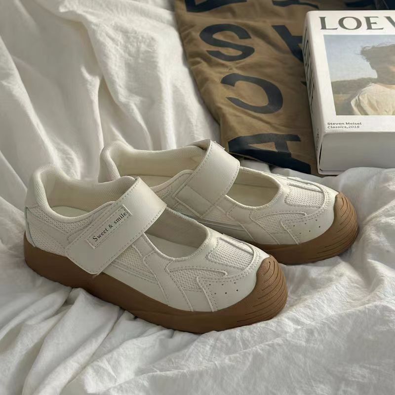 Damen Sneaker Bequem Klettverschluss Atmungsaktiv Mesh - BerlinGlamour