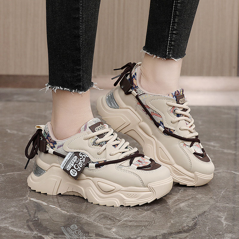 Damen Sneaker Chunky Sportlich Modisch Größe 36-41