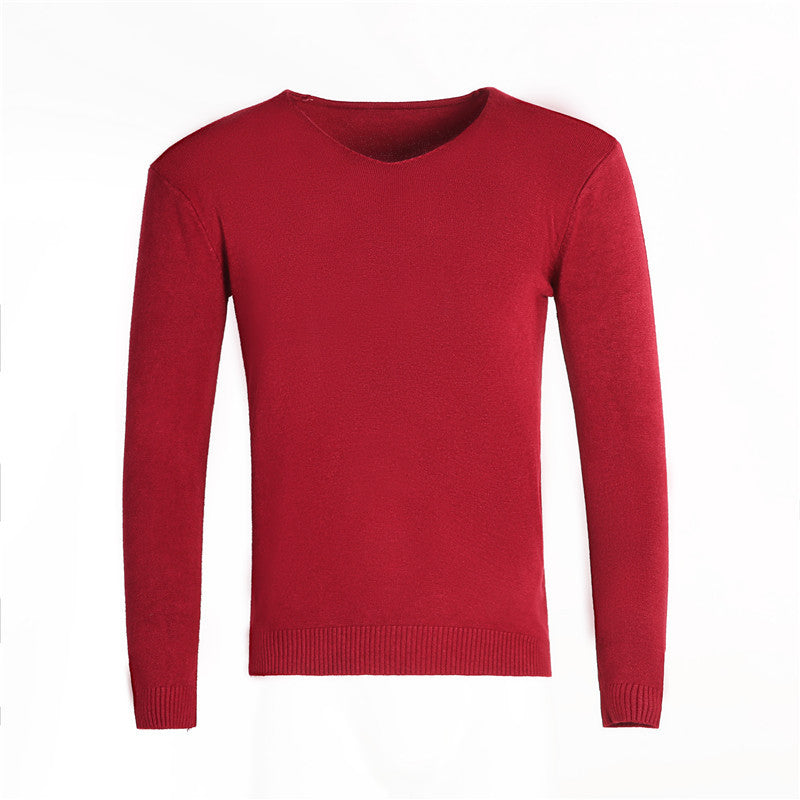 Herren Pullover V-Ausschnitt Klassisch Elegante Qualität