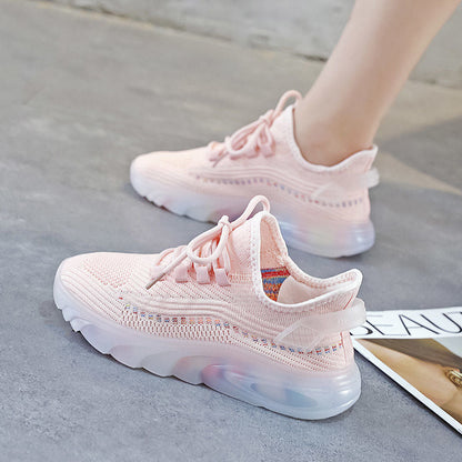 Damen Sneaker Leicht Freizeitschuhe Dämpfungstechnologie