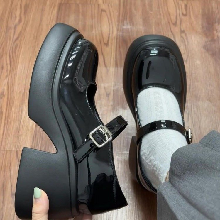 Damen Plateau Schuhe Bequem Verstellbar Mit Riemen