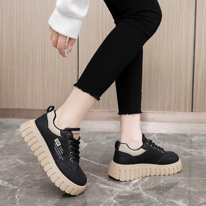 Damen Sneaker Plateau Chunky Sportschuhe Modisch Hoch