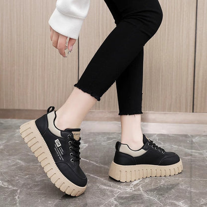 Damen Sneaker Plateau Chunky Sportschuhe Modisch Hoch
