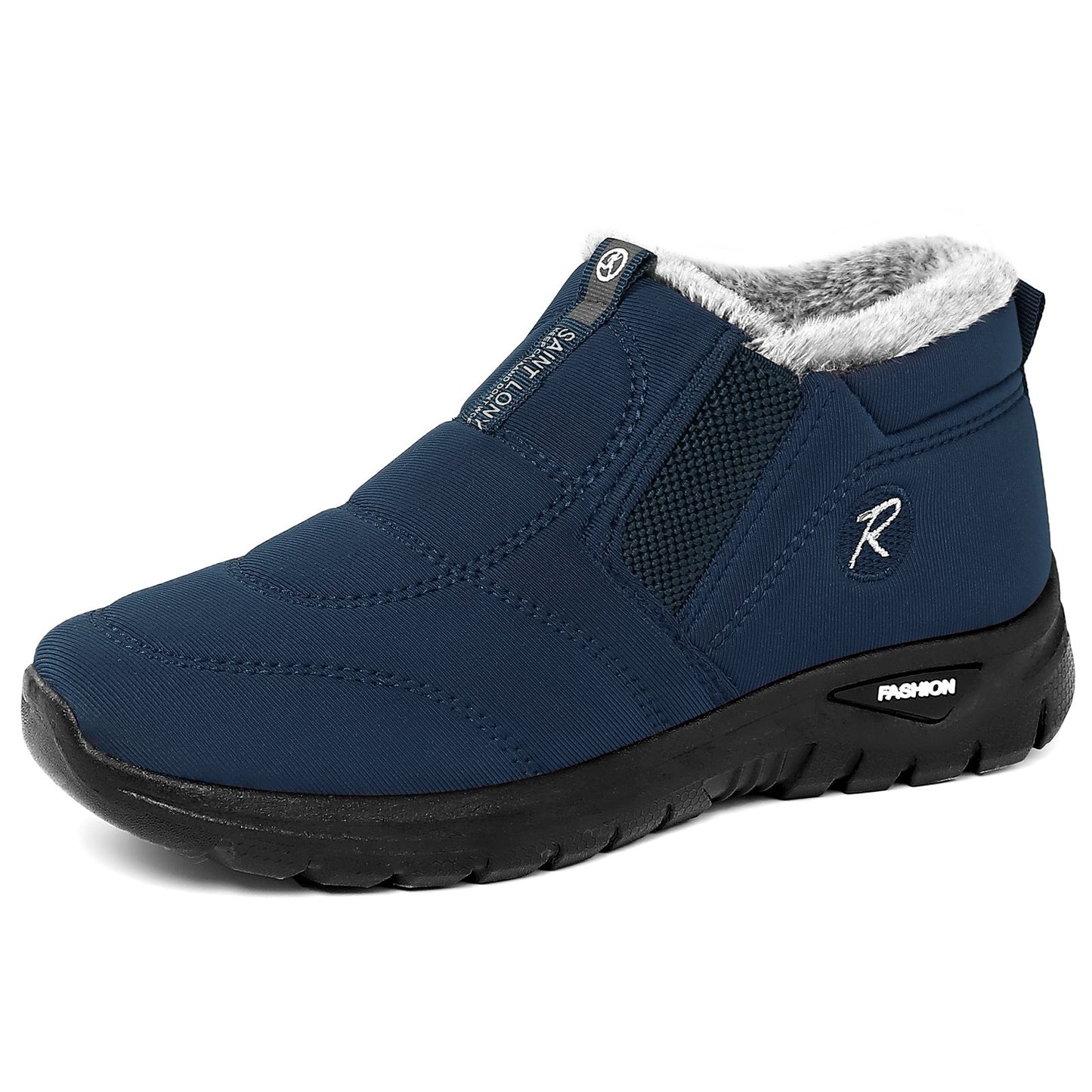 Damen Sneaker Warmfutter Elastisch Bequem Winter