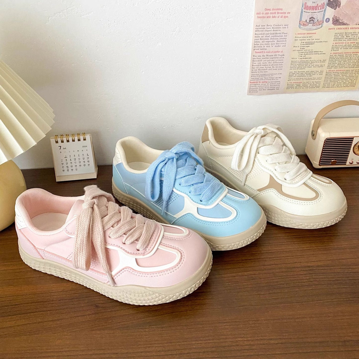 Damen Sneaker Komfortabel Atmungsaktiv Rutschfest