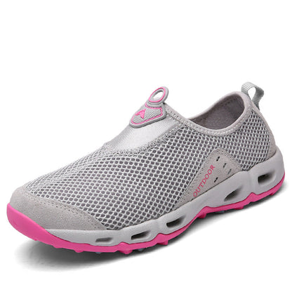 Damen Slip-On Sneaker Atmungsaktiv Outdoor Sportlich