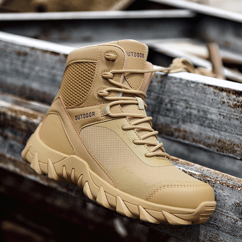 Herren Tactical Stiefel Strapazierfähig Rutschfest Outdoor - BerlinGlamour