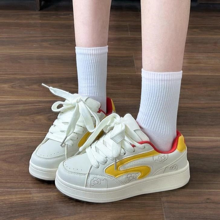 Damen Sneaker Sportlich Bequem Mit Grafikdesign - BerlinGlamour