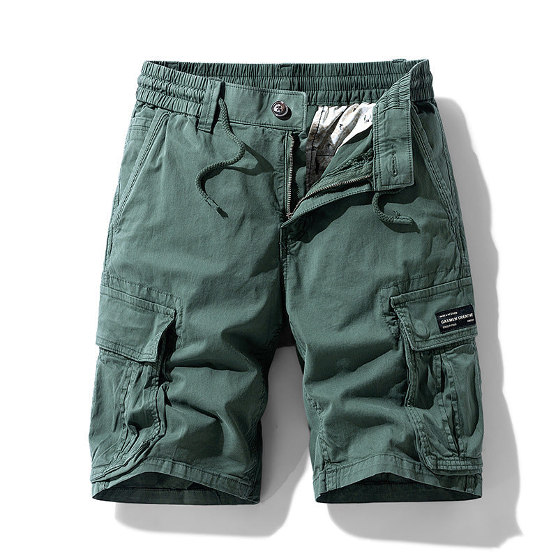 Herren Cargoshorts Elastisch Mit Taschen Sportlich - BerlinGlamour
