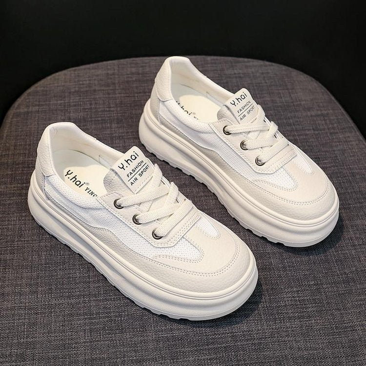 Damen Sneaker Dicke Sohlen Hochwertig Modisch