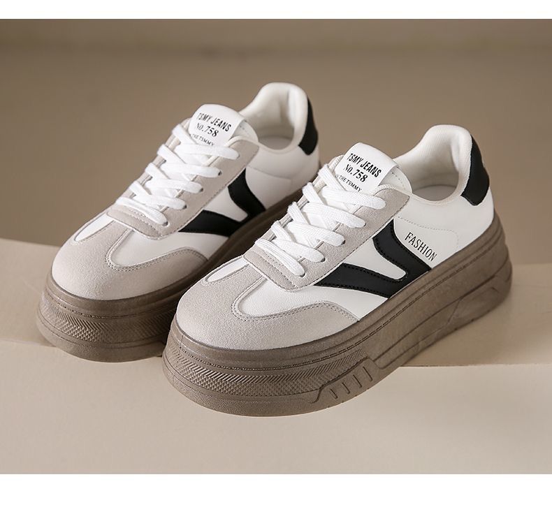Damen Sneaker Plattform Schuhe dickes Sohle atmungsaktiv
