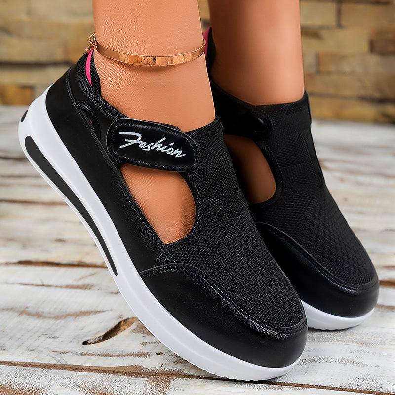 Damen Slip-On Schuhe Bequem Elastisch atmungsaktiv