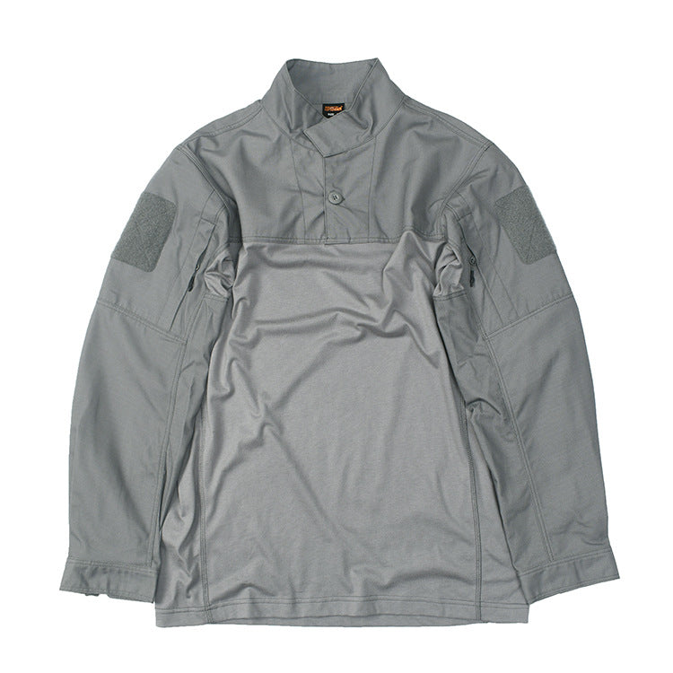 Herren Freizeitjacke Stehkragen Reißverschluss Taschen Modern