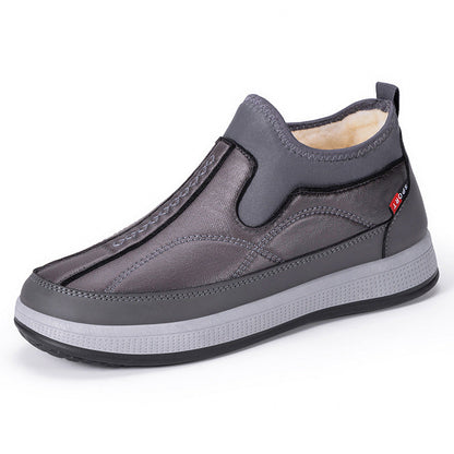 Damen Winter Sneaker Bequem Slip-On Schneestiefel Mode