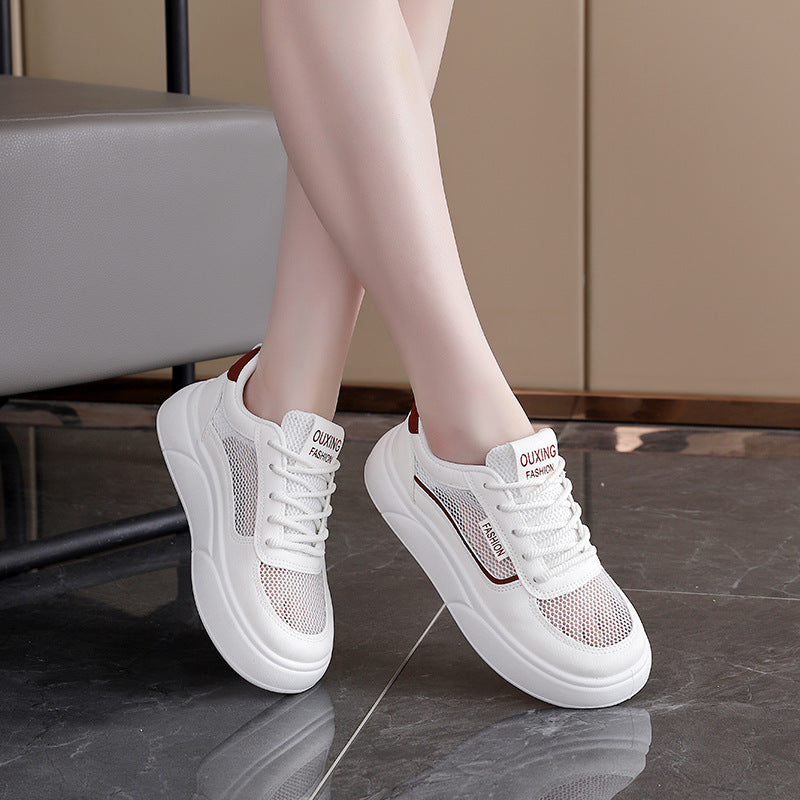 Damen Sneaker Laufschuhe atmungsaktiv Mesh
