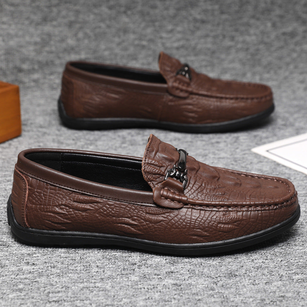 Herren Mokassins Elegante Lederschuhe Heidi Stil