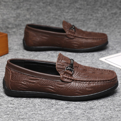 Herren Mokassins Elegante Lederschuhe Heidi Stil