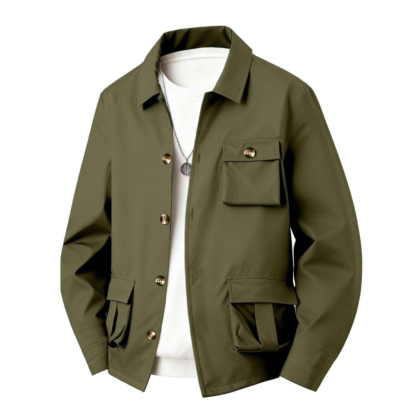 Herren Actionjacke Modern mit Taschen Wasserdicht