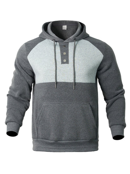 Herren Kapuzenpullover Sportlich Fleece Weich Modern