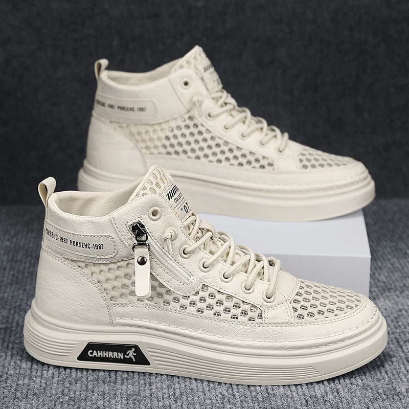 Damen Sneaker High-Top atmungsaktiv mit Weichsohle