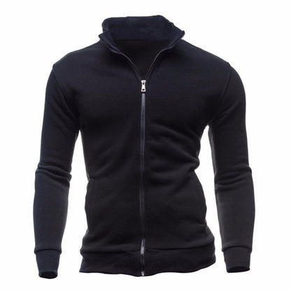 Herren Sportjacke Mit Hochem Kragen Reißverschluss Modern