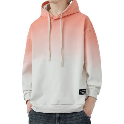 Herren Kapuzenpullover Farbverlauf Lässig Trendig