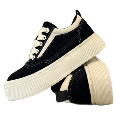 Damen Sneaker Hoch Plateau Weich Bequem Sportlich