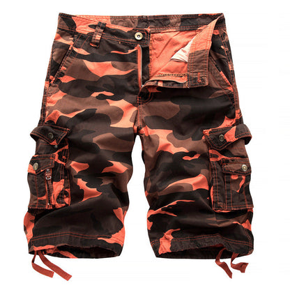 Herren Cargoshorts Camouflage Multifunktional